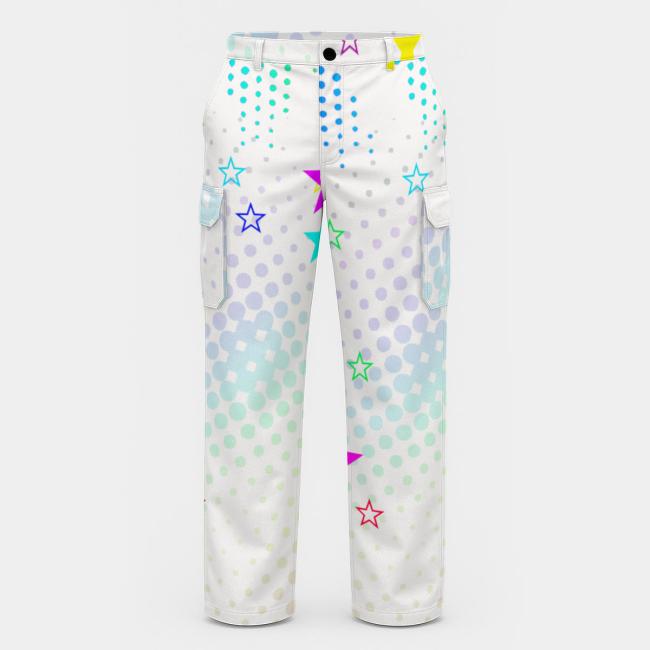 Preview: Cargohose mit Sunny - Hose, lang oder kurz, bunt, 100% Polyester, Grösse S-5XL, fester Stoff, Normale Passform, Mischling, Mix, Golden Retriever